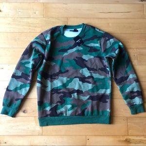 Camo Crewneck Sweater